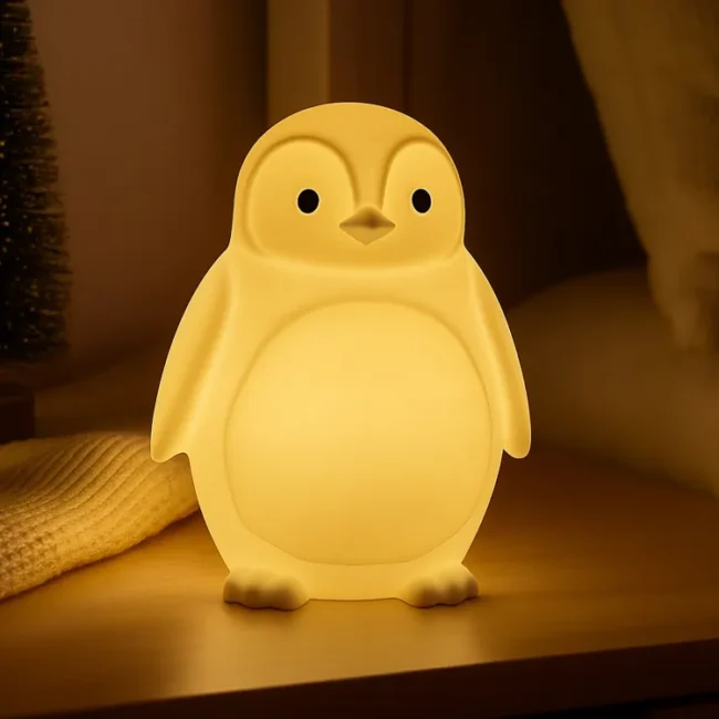 LED Teelicht Pinguinlampe