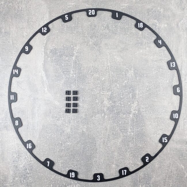 B Ware Dartboard Zahlenring